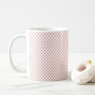 Cherries Red Pattern Fruit Coffee Mug