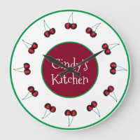Cherries Ripe Red Cherry Kitchen Decor Fruit Art
