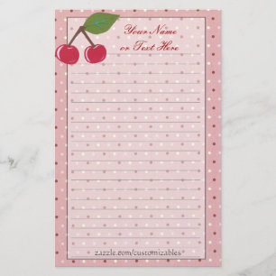 Cherries Stationery