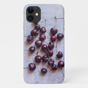 Cherries Stone Coaster iPhone 11 Case