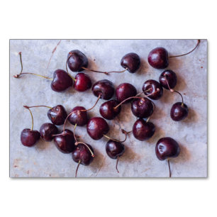 Cherries table number