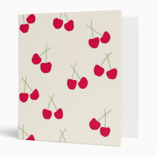 Cherries Three RIng Binder