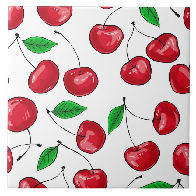 Cherries Tile (Front)
