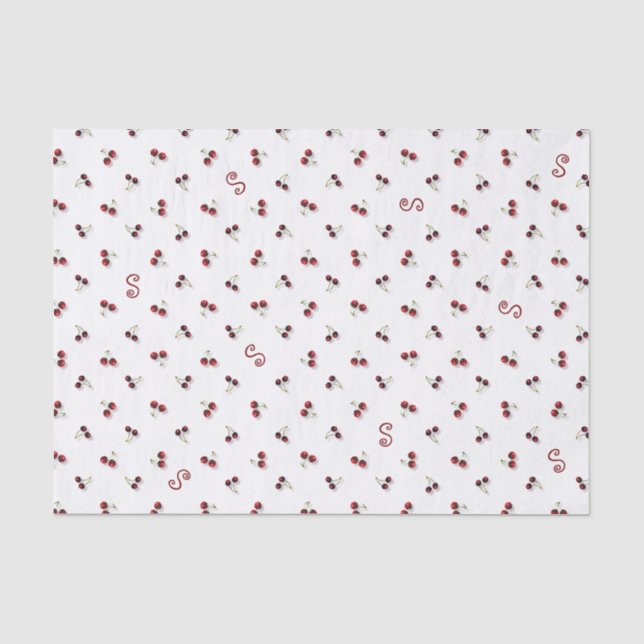 Cherries Tissue Paper (Front)