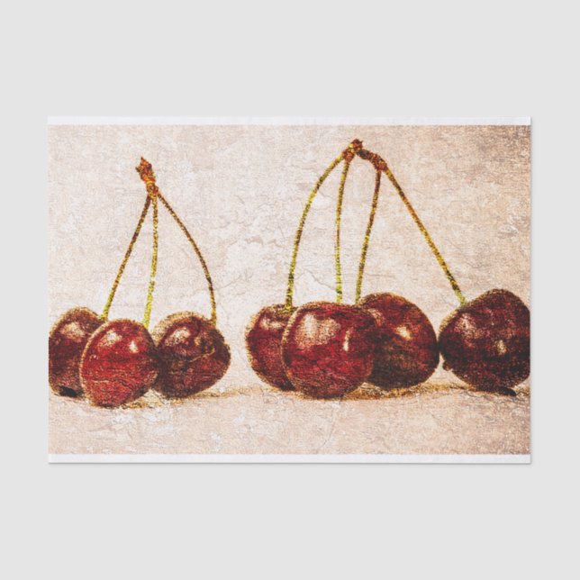 Cherries Tissue Paper (Front)