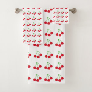 Cherries Towel Set