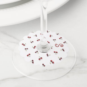 Cherries Wine Charm