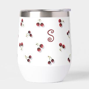 Cherries Wine Tumbler