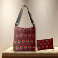 Cherries with a Bow-Cherry Red