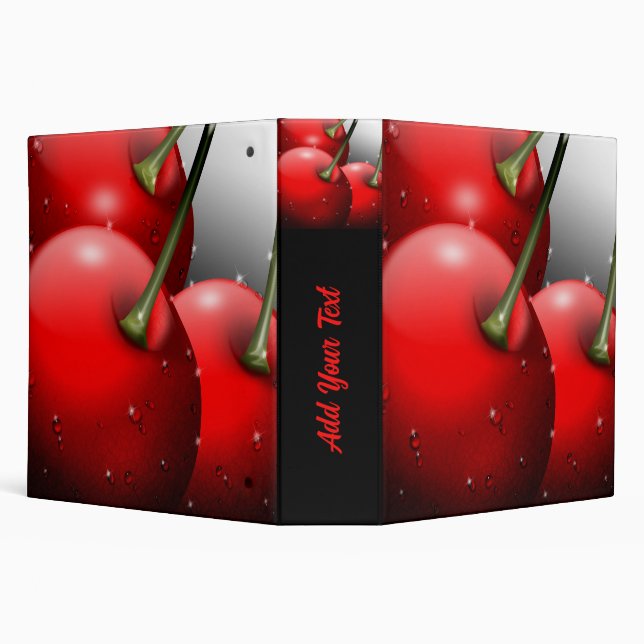 Cherries with Dew Drops Binder (Background)