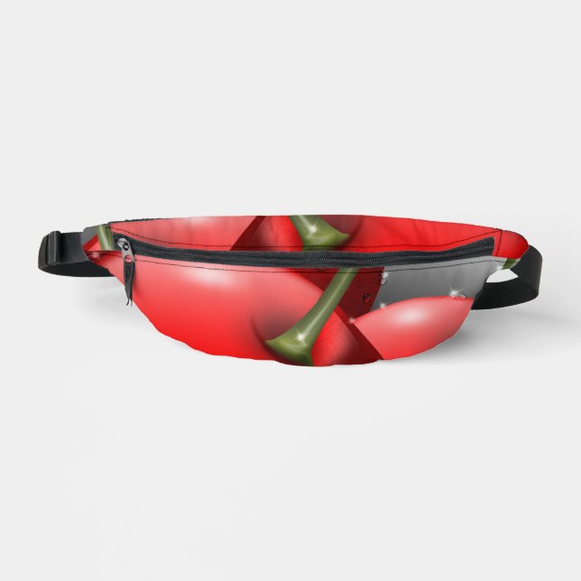 Cherries with Dew Drops Fanny Pack (Front)