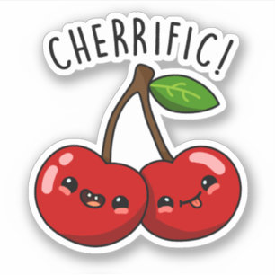 Cherrific Funny Red Cherry Pun