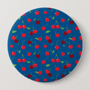 Cherry 4 Inch Round Button