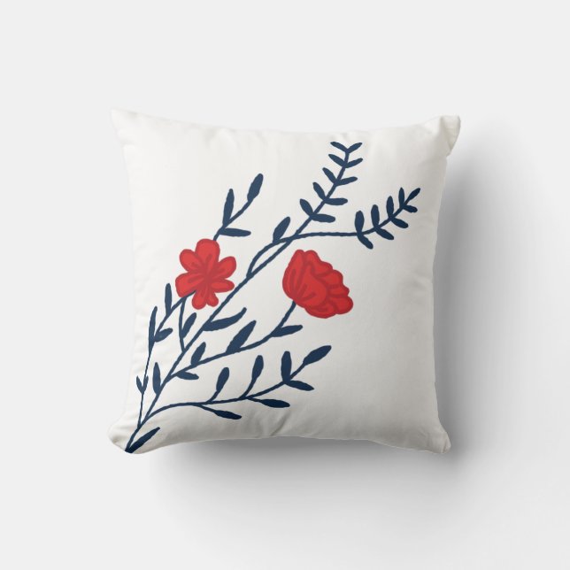 cherry-57 throw pillow (Front)
