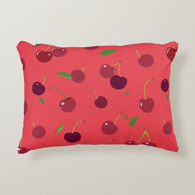 Cherry 5 accent pillow (Front)