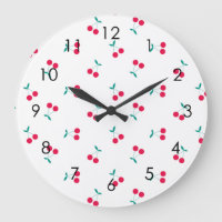 Cherry Aesthetic Cherries Pattern White 