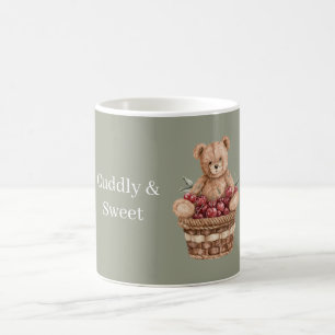 Cherry Bear in a Basket Coffee Mug