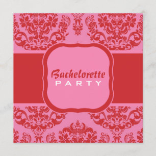 Cherry Berry Delight with Square Nameplate Invitation