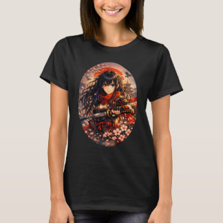 Cherry Blade Warrior – Anime Spirit T-Shirt