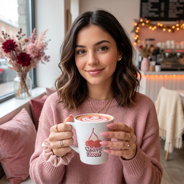 Cherry Bloom Latte Mug (Creator Uploaded)