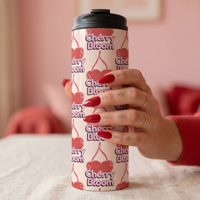 Cherry Bloom Thermal Tumbler (Creator Uploaded)