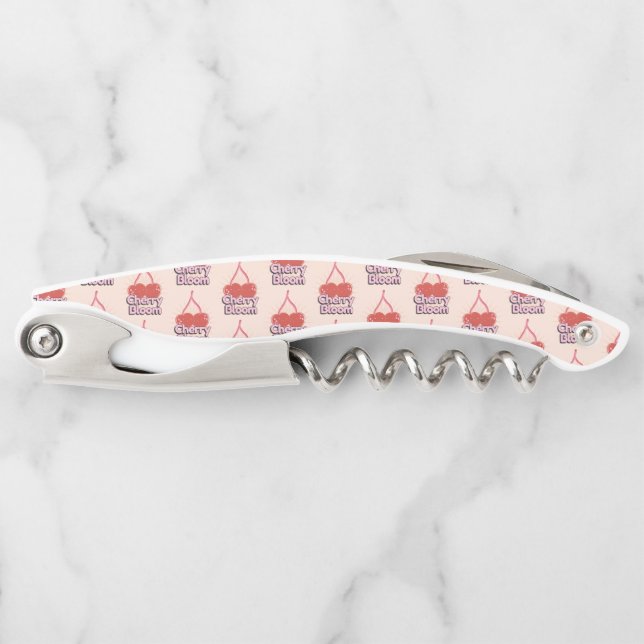 Cherry Bloom Waiter's Corkscrew (Front)