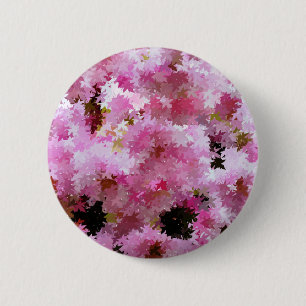 CHERRY BLOSSOM 2 INCH ROUND BUTTON