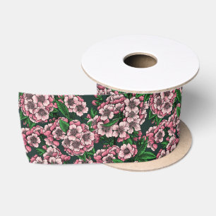 Cherry blossom 2 satin ribbon