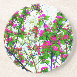 'Cherry Blossom Abstract' Coaster