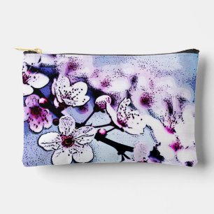 Cherry blossom accessory pouch