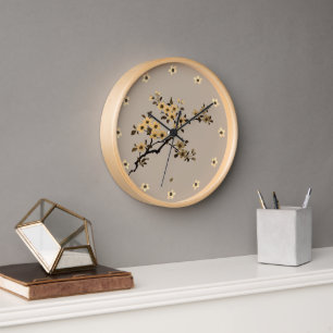 Cherry Blossom Acrylic Wall Clock