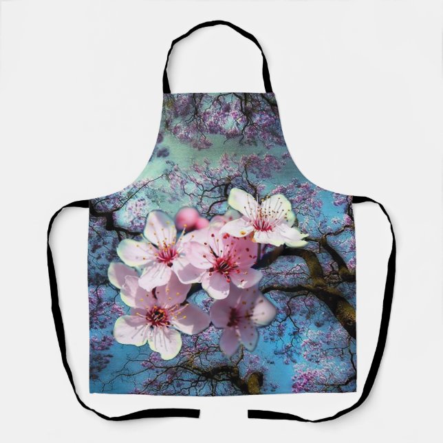 Cherry blossom  apron (Front)