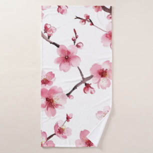 Cherry Blossom Bath Towel