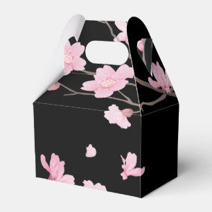 Cherry Blossom - Black Favor Box