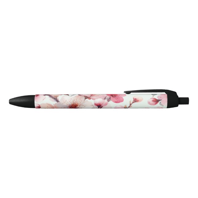 Cherry Blossom Black Ink Pen (Top)