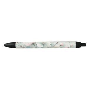 Cherry Blossom Black Ink Pen