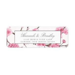 Cherry Blossom Bloom Adresse de retour