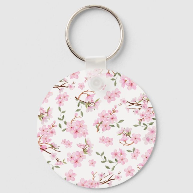 Cherry Blossom Bloom Key Chain (Front)