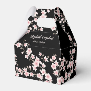 Cherry Blossom Blush Pink   Thank You Favor Box