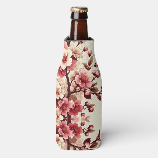 Cherry Blossom Bottle Cooler (Bottle Front)