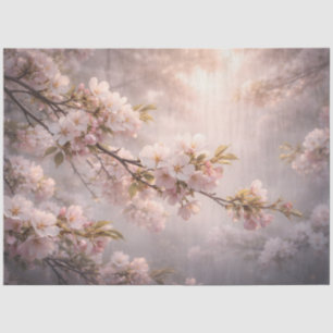 Cherry Blossom Branch Decoupage Paper