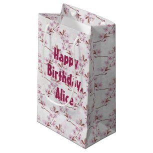 Cherry Blossom Branch Small Gift Bag