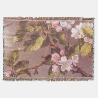 Cherry Blossom Branch Throw Blanket