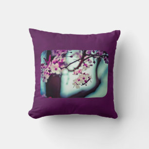 Cherry Blossom Branch Throw Pillow