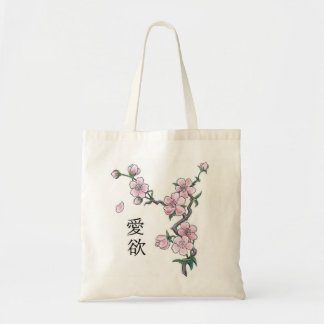 CHERRY BLOSSOM BRANCH TOTE BAG