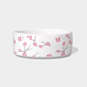 Cherry Blossom Branches Pet Bowl