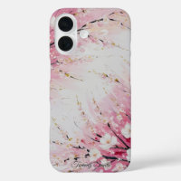 Cherry Blossom Breeze Abstract