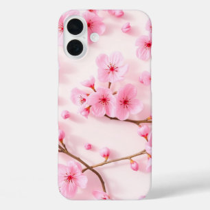 Cherry Blossom Breeze iPhone 16 Plus Case