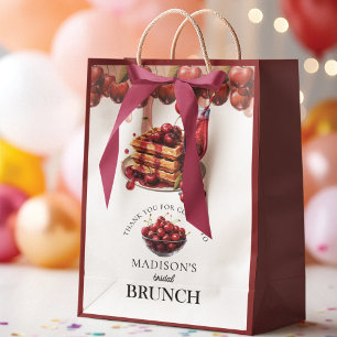 Cherry Blossom Bridal Shower Personalized Medium Gift Bag