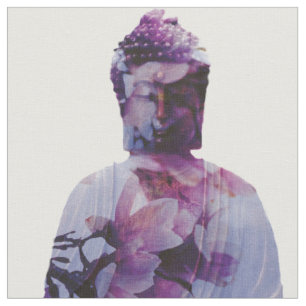 Cherry Blossom Buddha Fabric